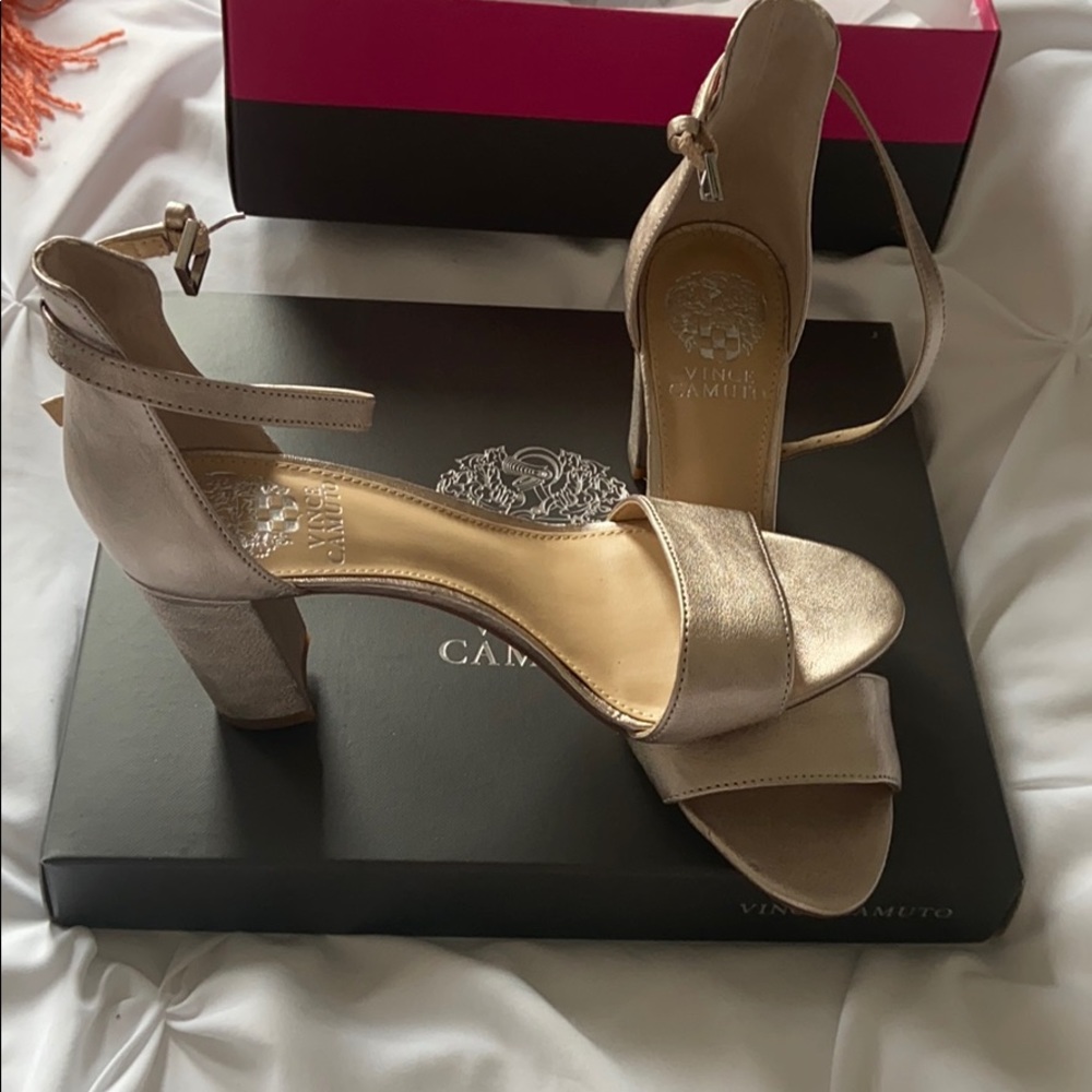 Vince Camuto Corlina Strappy open toed heels
